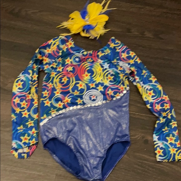 Jazz circus Party Dance Stars Costume Gymnastics - Picture 1 of 4